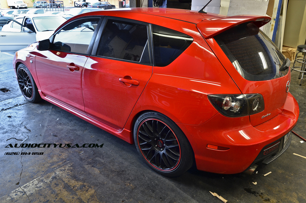 photo 4 Mazda MAZDASPEED3 custom wheels Tenzo Type M 18x8.0, ET , tire size 215/45 R18. x ET 