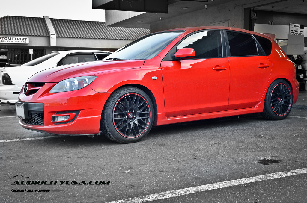 photo 3 Mazda MAZDASPEED3 custom wheels Tenzo Type M 18x8.0, ET , tire size 215/45 R18. x ET 