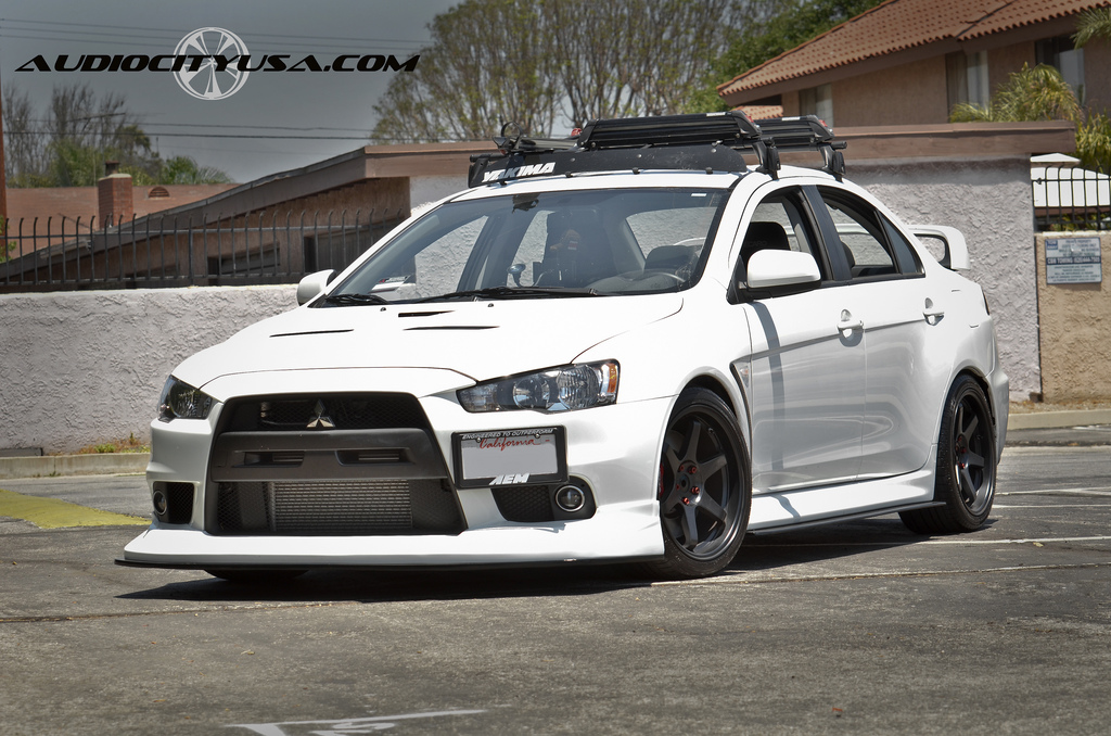 photo 3 Mitsubishi Lancer Evolution custom wheels Miro Type 398 18x9.5, ET +20, tire size 265/35 R18. x ET