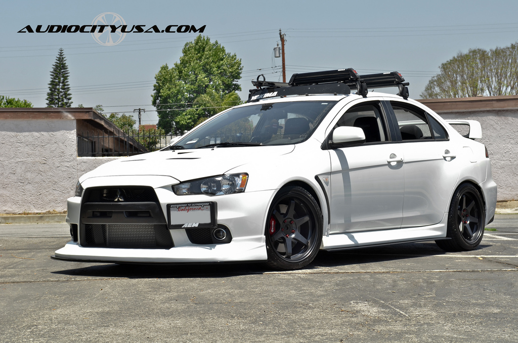 photo 5 Mitsubishi Lancer Evolution custom wheels Miro Type 398 18x9.5, ET +20, tire size 265/35 R18. x ET