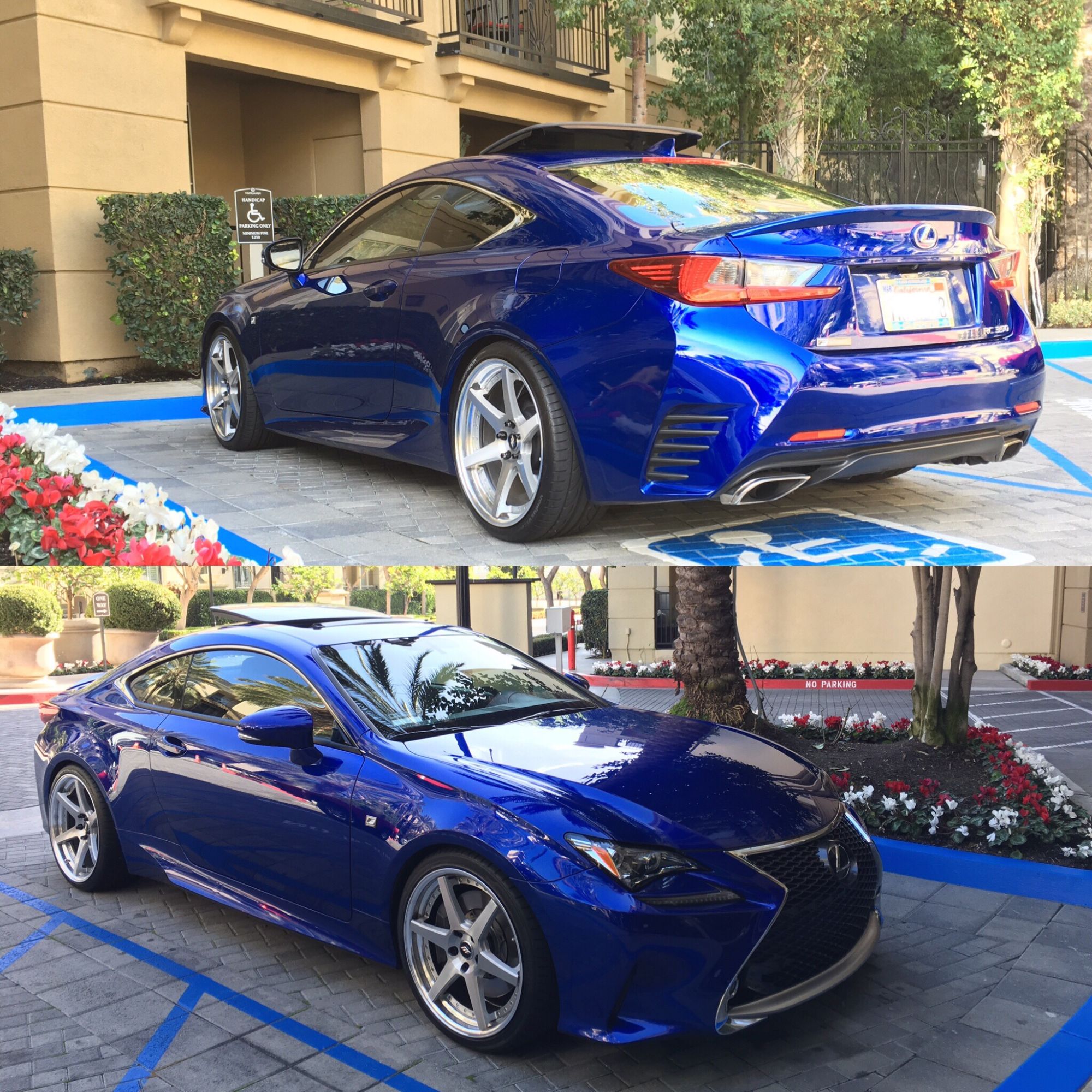 photo 3 Lexus RC 350 custom wheels Work Zeast ST1 20x9.0, ET +38, tire size 245/35 R20. 20x10.5 ET+45 275/30 R20