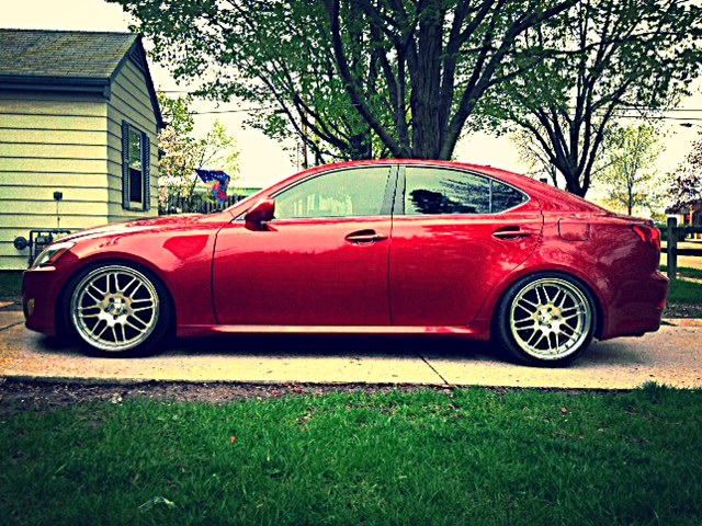 photo 1 Lexus IS 250 custom wheels Concept One RS8 19x8.5, ET , tire size X R19. 19x10.5 ET