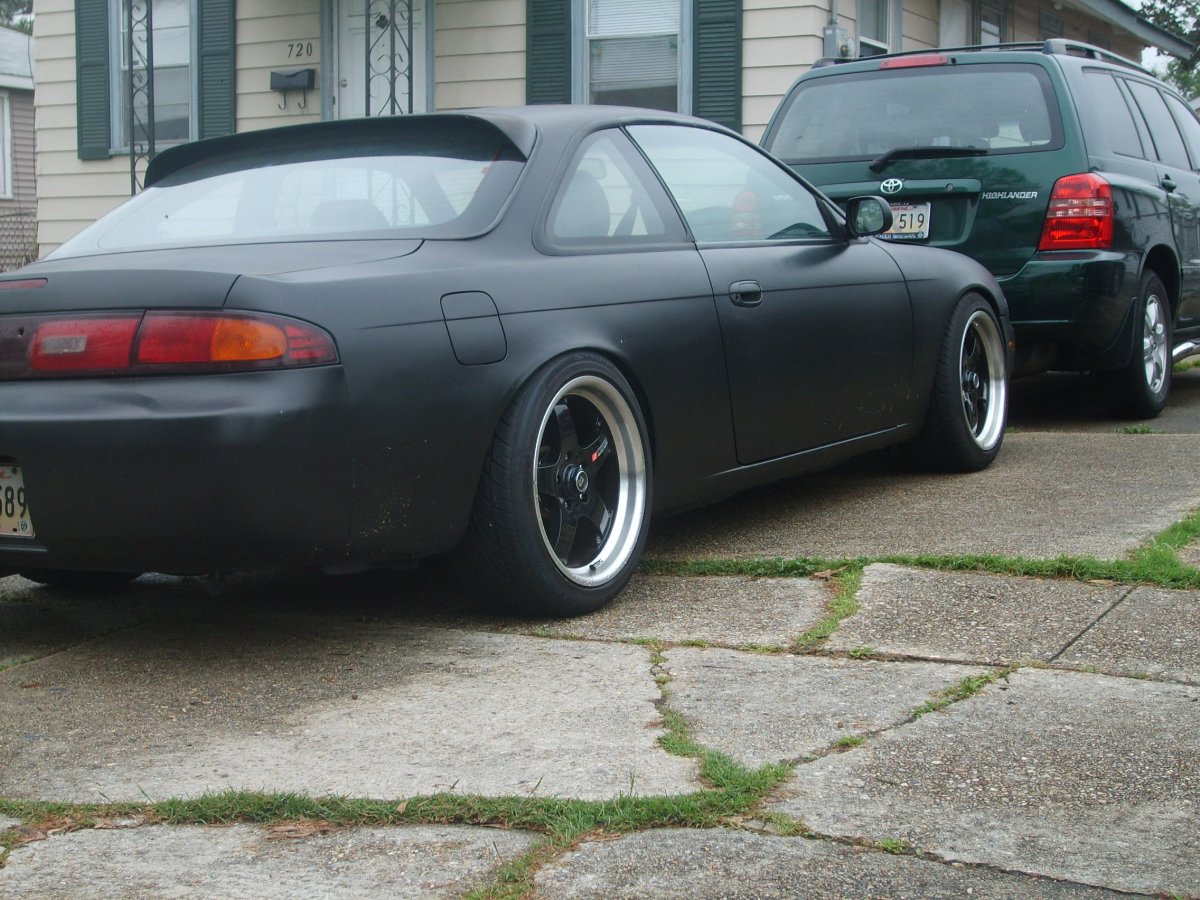 photo 3 Nissan S14 custom wheels Motegi Touge 17x9.0, ET +9, tire size 225/45 R17. 17x9.0 ET+4