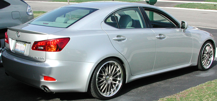 photo 1 Lexus IS 250 custom wheels   19x8.0, ET +40, tire size 225/35 R19. 19x9.5 ET+40 265/30 R19