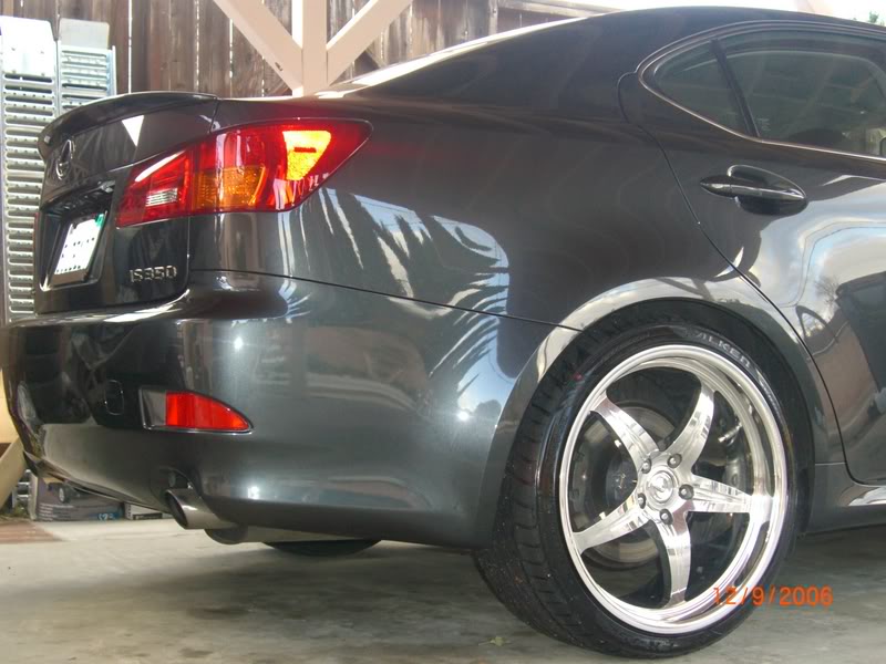 photo 7 Lexus IS 350 custom wheels GFG GF1-5 20x8.5, ET +38, tire size 235/30 R20. 20x10.0 ET+40 275/30 R20