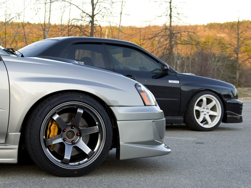 photo 2 Subaru Impreza WRX STi custom wheels Rota Grid 18x10.0, ET +35, tire size 235/40 R18. x ET 