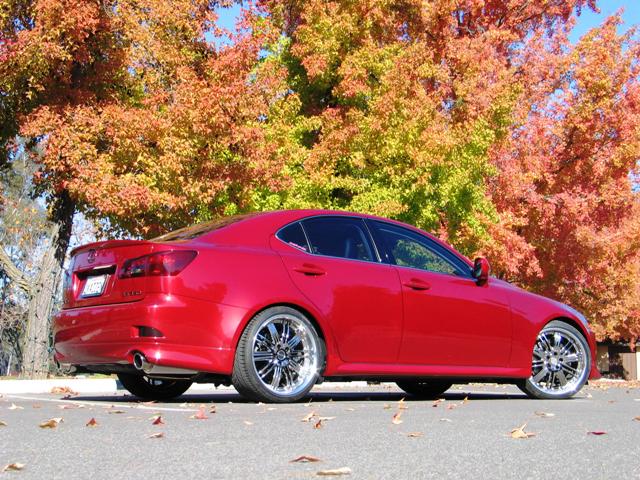 photo 2 Lexus IS 350 custom wheels Work Varianza F2S 19x8.5, ET +36, tire size 235/35 R19. 19x9.5 ET+38 275/30 R19