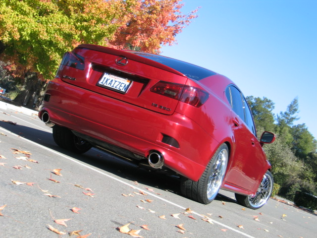 photo 4 Lexus IS 350 custom wheels Work Varianza F2S 19x8.5, ET +36, tire size 235/35 R19. 19x9.5 ET+38 275/30 R19