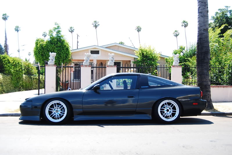 photo 2 Nissan S13 custom wheels Enkei RPF1 17x10.0, ET +18, tire size 235/40 R17. 17x10.0 ET+8 245/40 R17