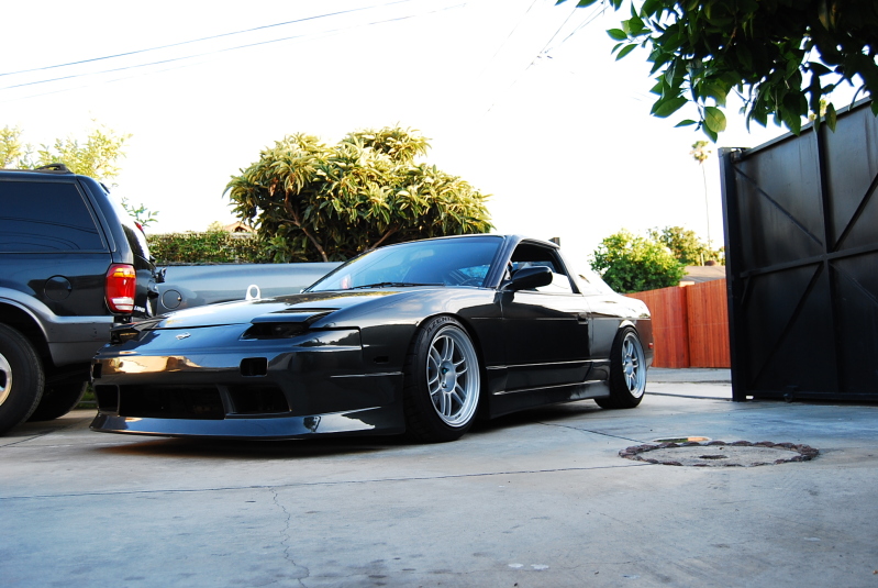 photo 3 Nissan S13 custom wheels Enkei RPF1 17x10.0, ET +18, tire size 235/40 R17. 17x10.0 ET+8 245/40 R17