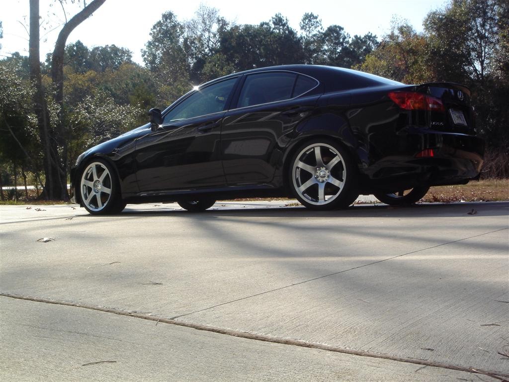 photo 2 Lexus IS 350 custom wheels Volk Progressiv TE 19x8.5, ET +43, tire size 235/35 R19. 19x9.5 ET+45 265/30 R19
