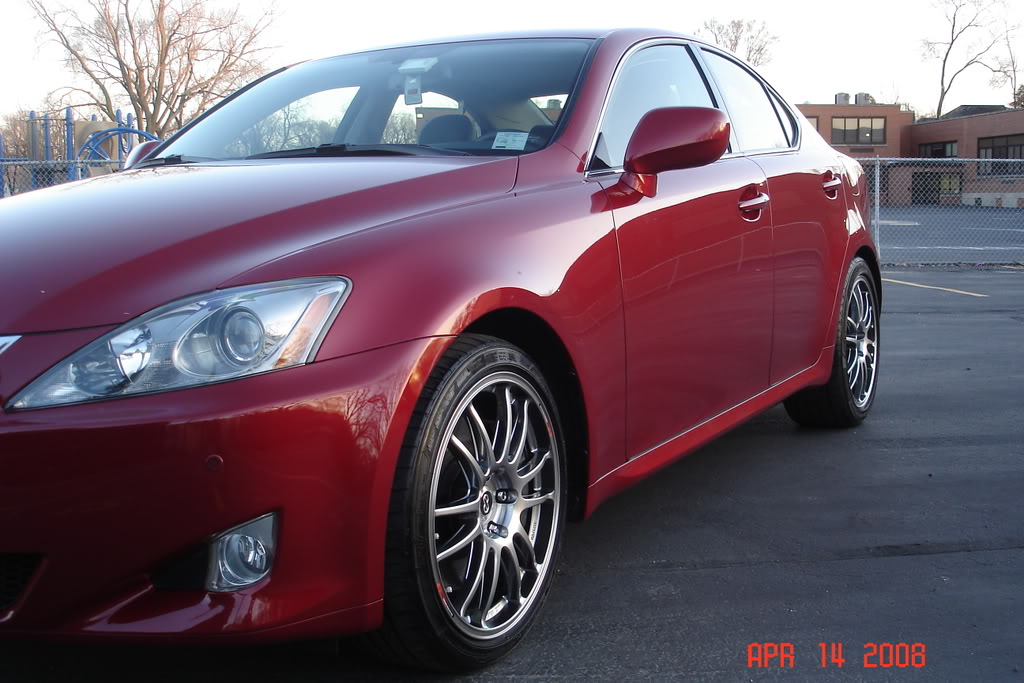 photo 1 Lexus IS 350 custom wheels Enkei GTC01 18x8.0, ET +48, tire size 225/40 R18. 18x8.5 ET+35 255/40 R18