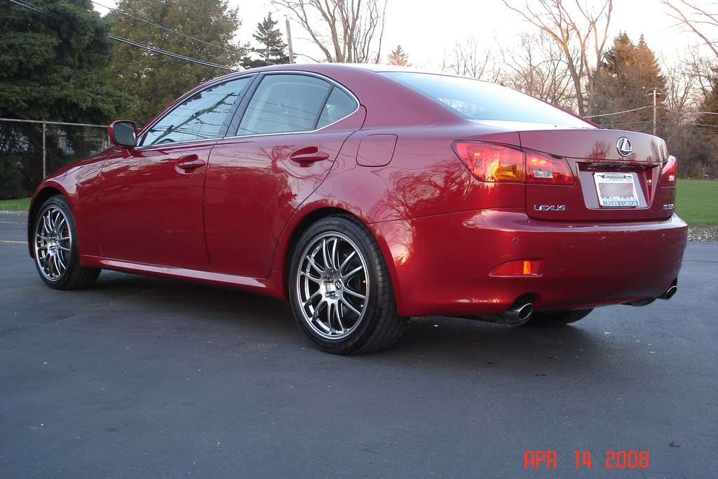 photo 4 Lexus IS 350 custom wheels Enkei GTC01 18x8.0, ET +48, tire size 225/40 R18. 18x8.5 ET+35 255/40 R18