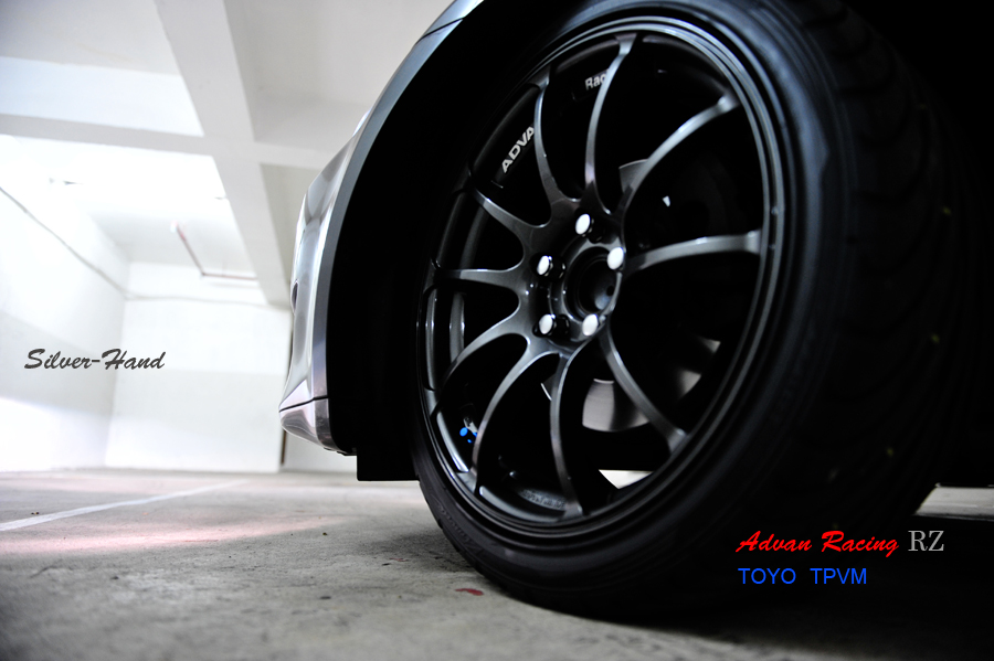 photo 1 Lexus IS 250 custom wheels Advan RZ 18x8.0, ET +37, tire size 235/40 R18. 18x9.0 ET+44 265/35 R18