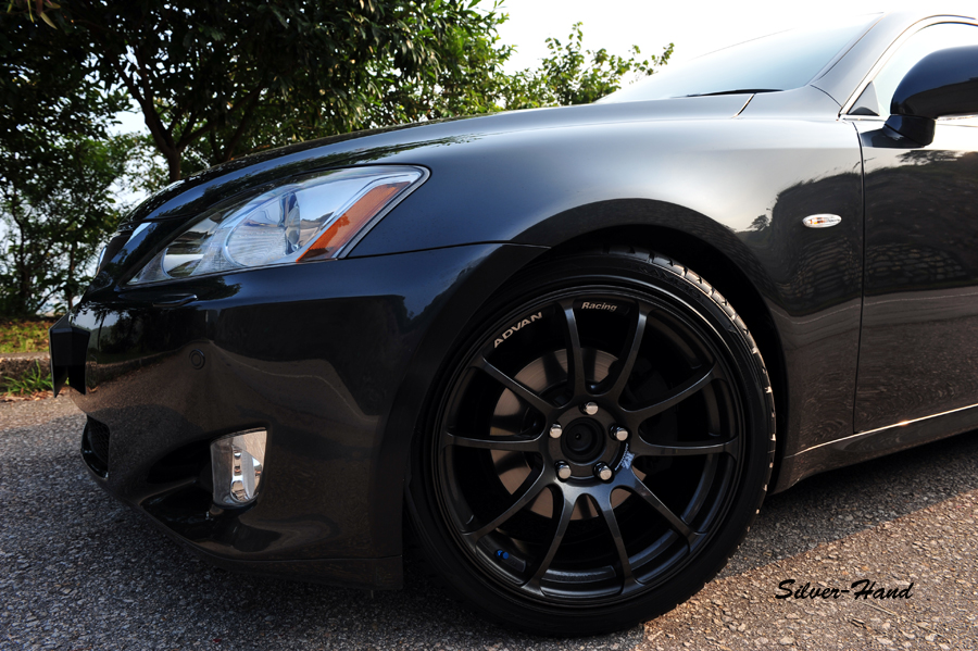 photo 3 Lexus IS 250 custom wheels Advan RZ 18x8.0, ET +37, tire size 235/40 R18. 18x9.0 ET+44 265/35 R18