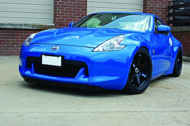 photo 1 Nissan 370Z custom wheels RAYS Engineering Volk Racing TE 37 19x9.5, ET +22, tire size 265/35 R19. 19x10.5 ET+12 305/30 R19