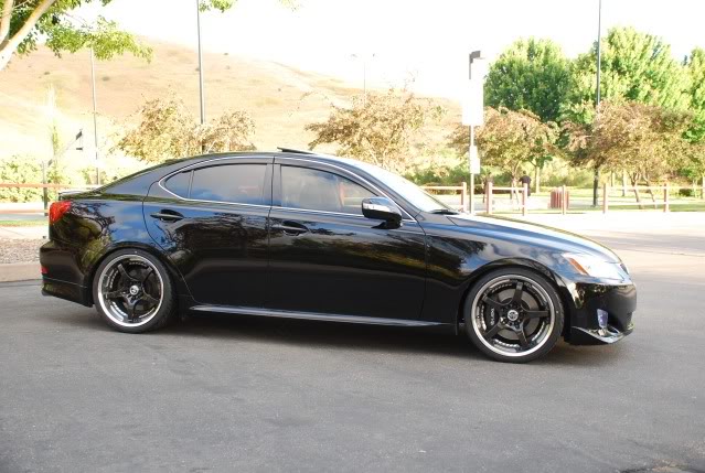 photo 1 Lexus IS 250 custom wheels Volk SF Challenge 19x8.5, ET +34, tire size 225/35 R19. 19x9.5 ET+36 265/30 R19