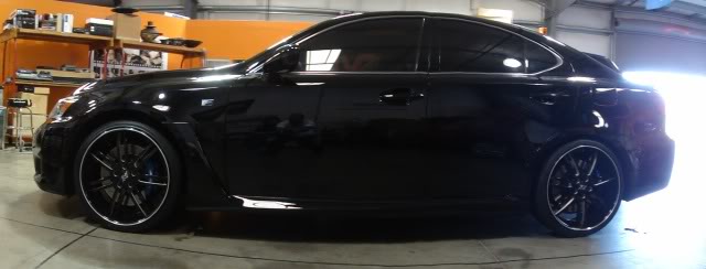 photo 2 Lexus IS-F custom wheels AZA 20x9.0, ET , tire size 235/30 R20. 20x10.0 ET 275/25 R20