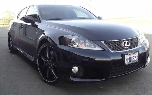 photo 1 Lexus IS-F custom wheels AZA 20x9.0, ET , tire size 235/30 R20. 20x10.0 ET 275/25 R20