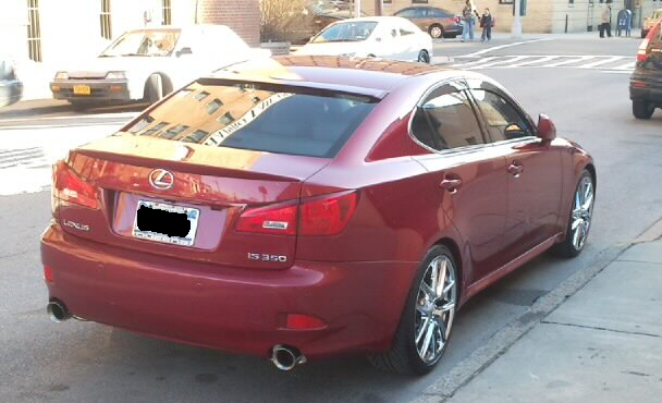 photo 2 Lexus IS 350 custom wheels OEM LF-A 19x8.5, ET +38, tire size 235/35 R19. 19x9.5 ET+38 255/35 R19