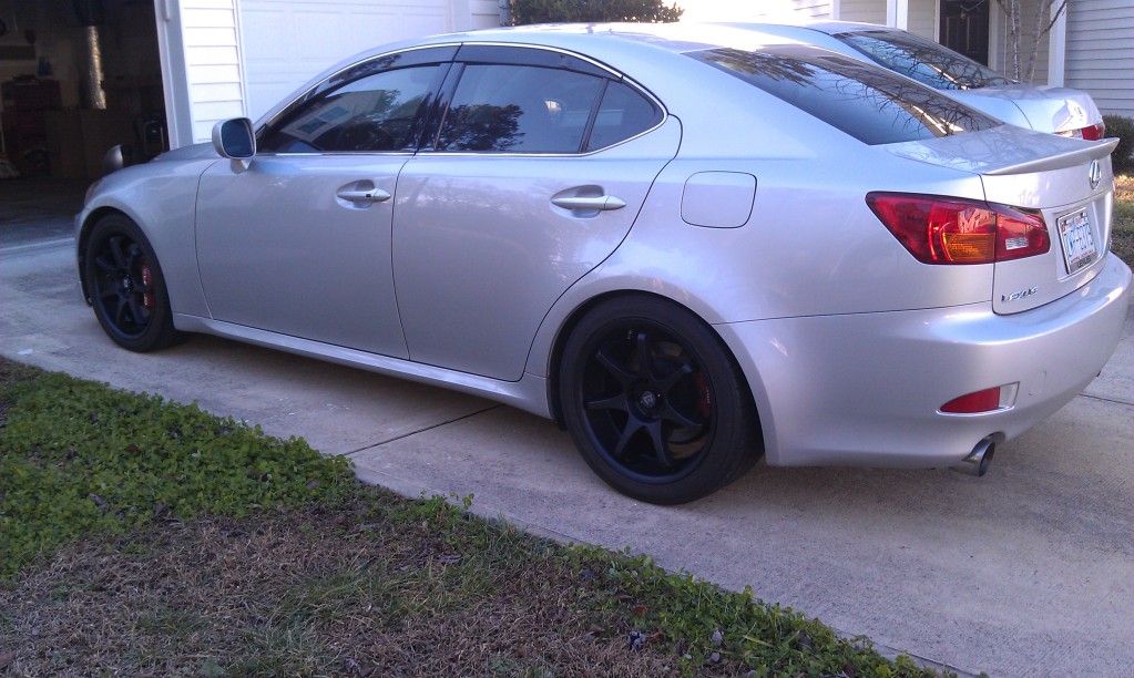 photo 3 Lexus IS 350 custom wheels Motegi MR125 18x8.0, ET +35, tire size 225/40 R18. 18x9.0 ET+35 255/40 R18