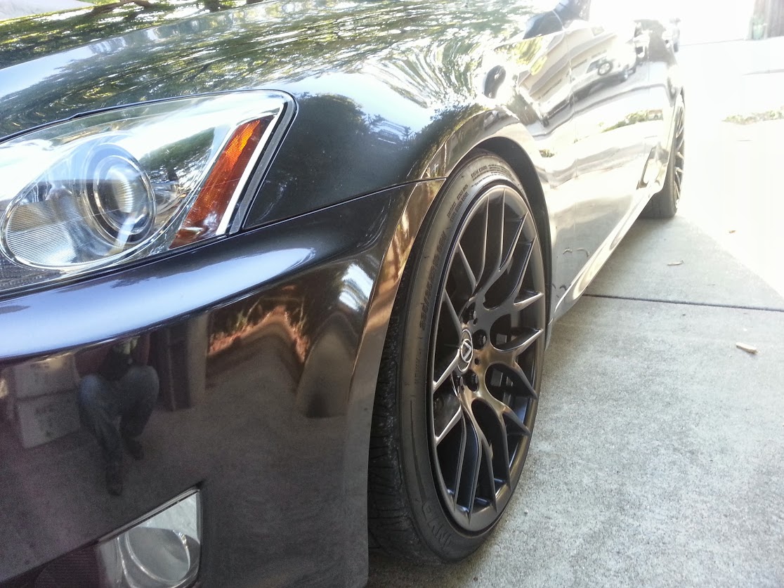 photo 1 Lexus IS 350 custom wheels   19x9.0, ET , tire size 235/35 R19. 19x10.0 ET 265/30 R19