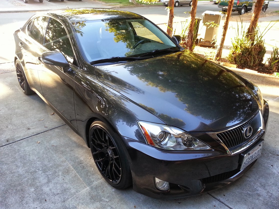 photo 2 Lexus IS 350 custom wheels   19x9.0, ET , tire size 235/35 R19. 19x10.0 ET 265/30 R19