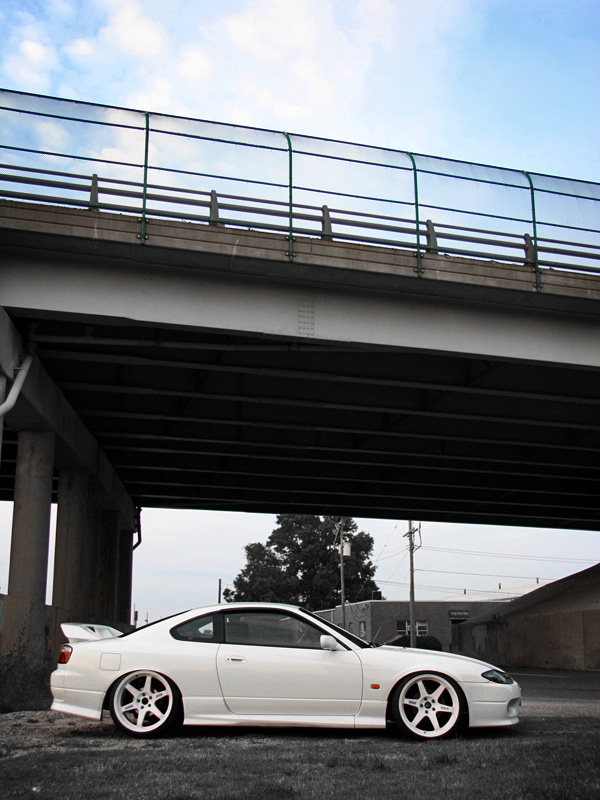 photo 2 Nissan S15 custom wheels Rays Engineering Volk Racing TE37 19x9.5, ET +12, tire size 215/35 R19. 19x10.5 ET+12 235/35 R19