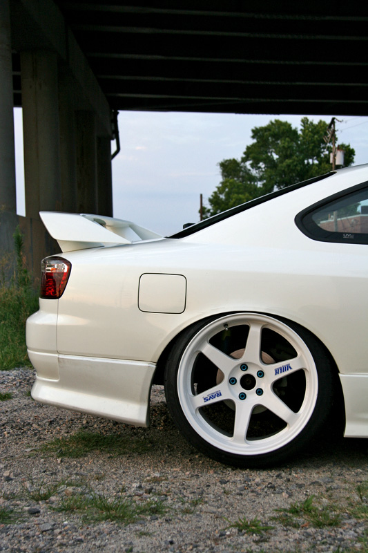 photo 3 Nissan S15 custom wheels Rays Engineering Volk Racing TE37 19x9.5, ET +12, tire size 215/35 R19. 19x10.5 ET+12 235/35 R19