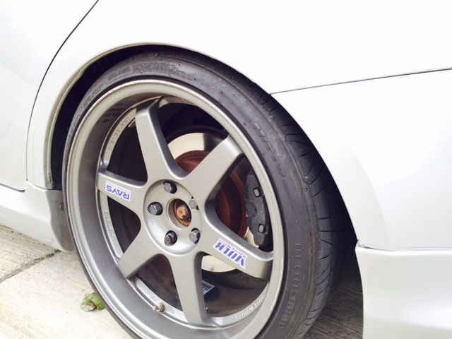 photo 3 Lexus IS 350 custom wheels Volk Rays TE37 19x8.5, ET , tire size 225/35 R19. 19x9.5 ET+34 275/30 R19