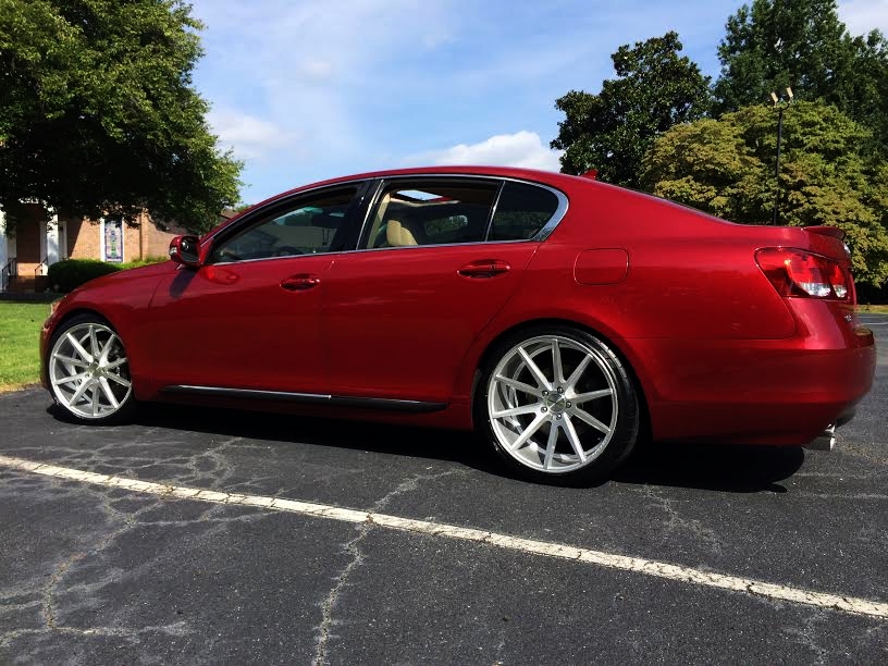 photo 3 Lexus GS 350 custom wheels Vossen VFS1 20x9.0, ET +32, tire size 235/35 R20. 20x10.5 ET+45 275/30 R20