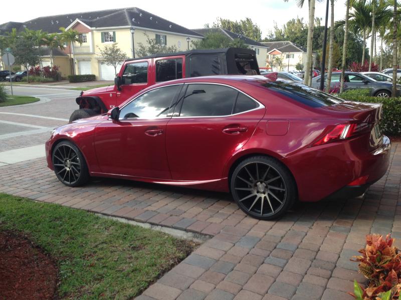 photo 2 Lexus IS 250 custom wheels Niche 20x8.5, ET +35, tire size 245/30 R20. 20x10.0 ET+40 285/25 R20
