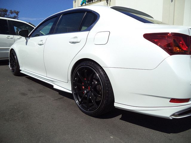 photo 2 Lexus GS 350 custom wheels Volk Racing G25 20x9.5, ET +40, tire size 245/35 R20. 20x10.5 ET+40 275/30 R20