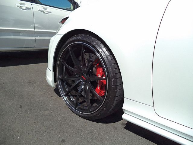 photo 3 Lexus GS 350 custom wheels Volk Racing G25 20x9.5, ET +40, tire size 245/35 R20. 20x10.5 ET+40 275/30 R20