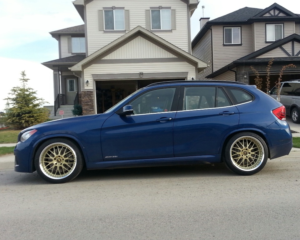 photo 3 BMW X1 custom wheels Work VS-XX 19x9.0, ET +26, tire size 245/40 R19. 19x10.5 ET+29 275/35 R19