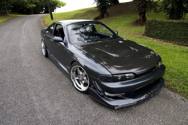 photo 1 Nissan S14 custom wheels Work  Equips 18x10.0, ET +18, tire size 235/40 R18. 18x11.0 ET+19 265/35 R18