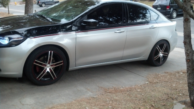 photo 1 Dodge Dart custom wheels   18x, ET , tire size X R18. x ET