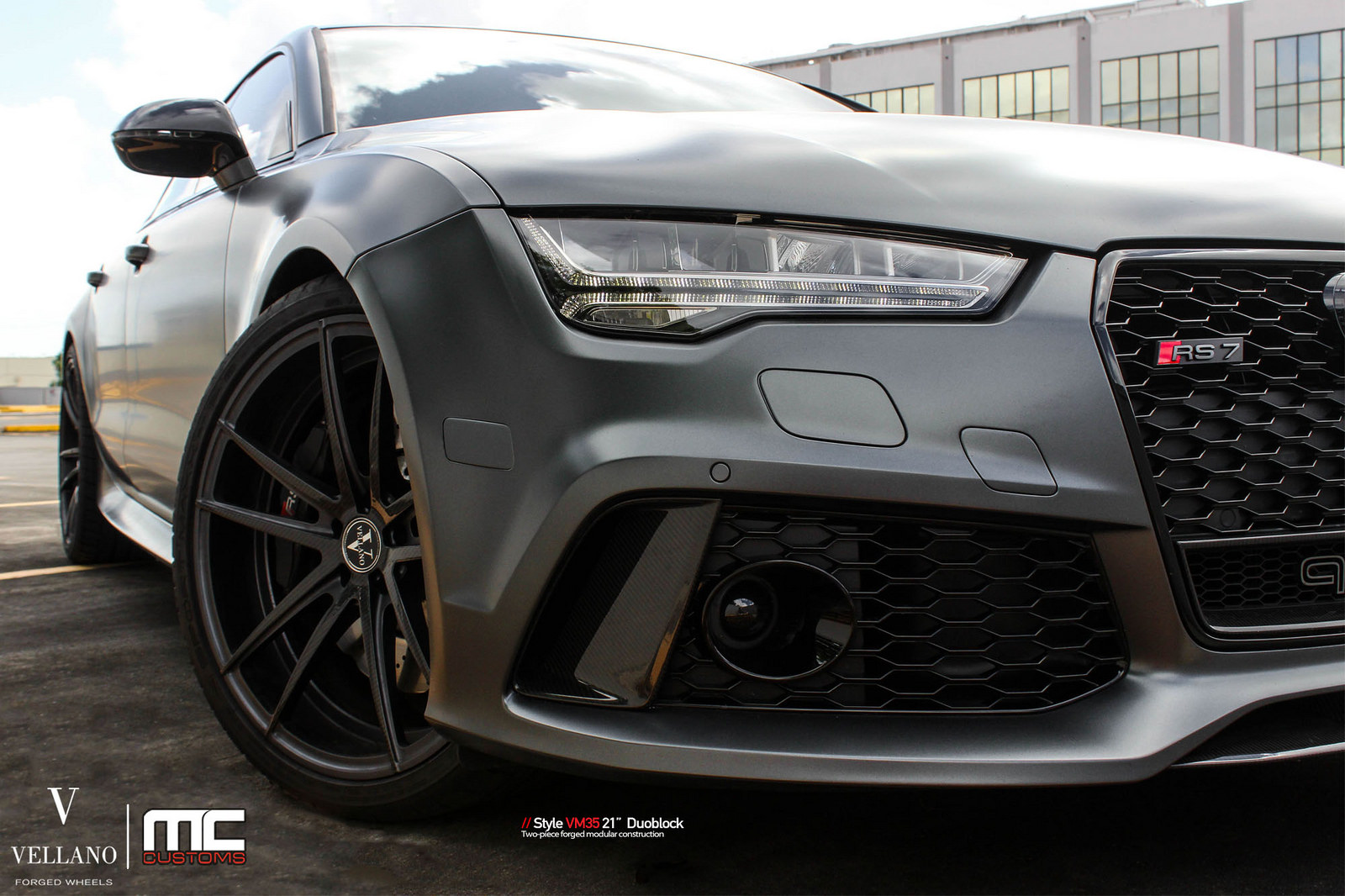 photo 5 Audi RS 7 custom wheels Vellano VM35 21x, ET , tire size X R21. x ET