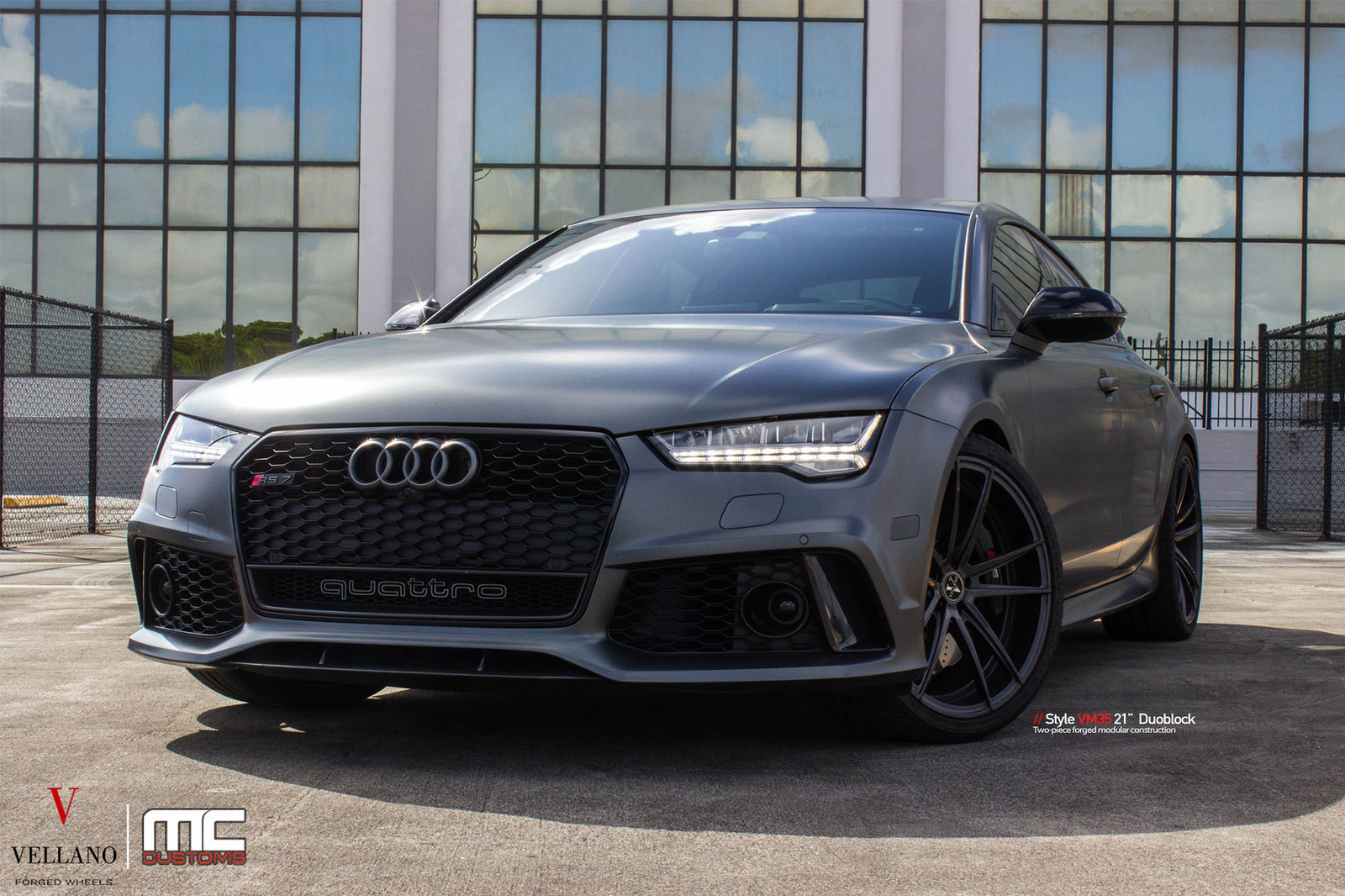 photo 6 Audi RS 7 custom wheels Vellano VM35 21x, ET , tire size X R21. x ET