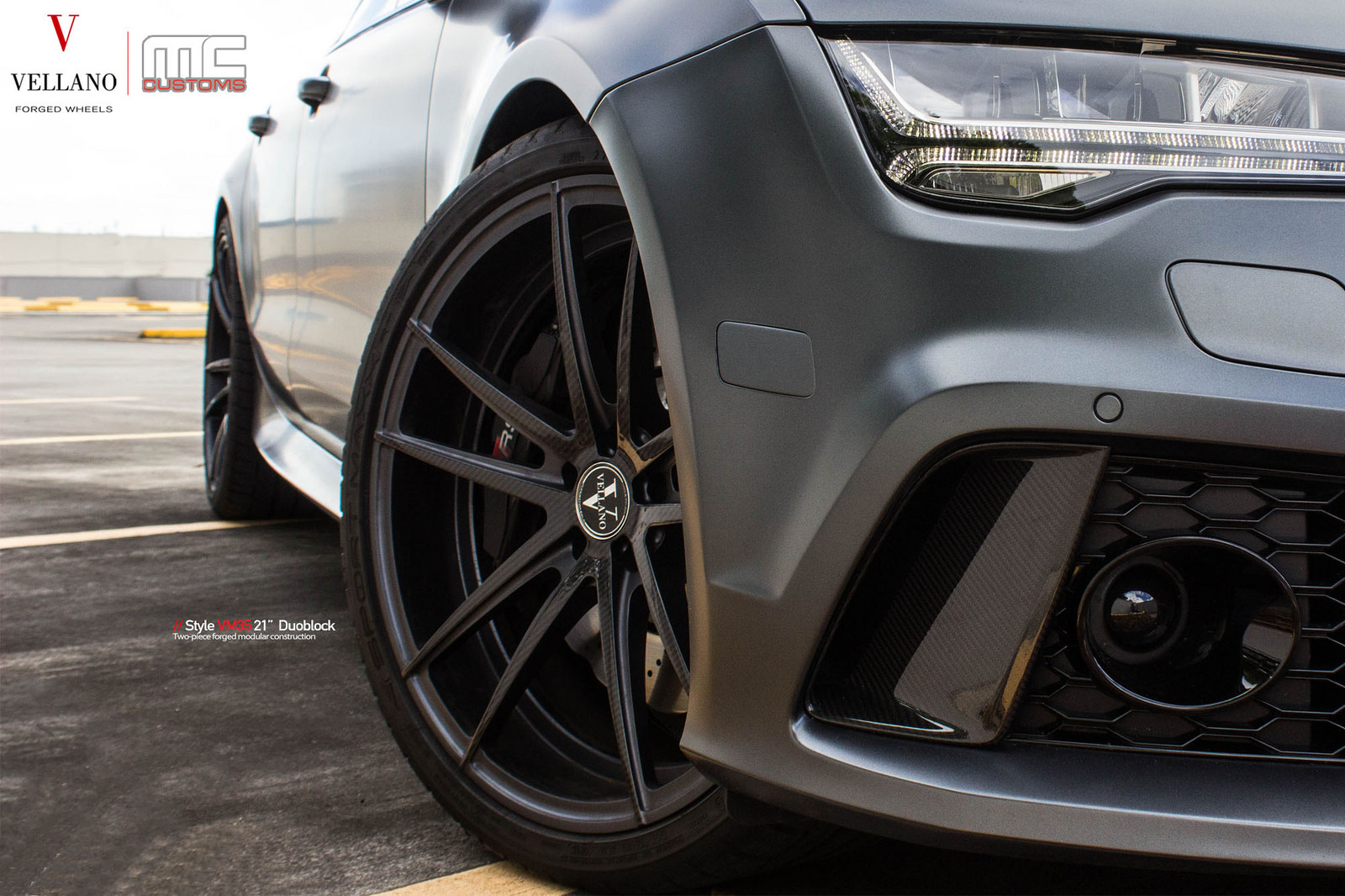 photo 1 Audi RS 7 custom wheels Vellano VM35 21x, ET , tire size X R21. x ET