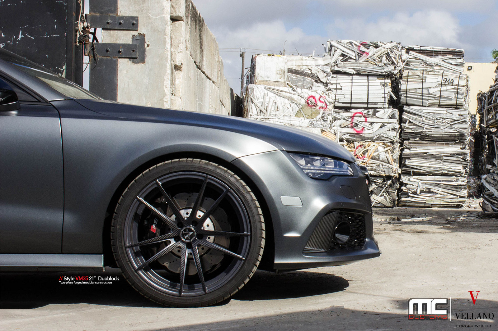 photo 4 Audi RS 7 custom wheels Vellano VM35 21x, ET , tire size X R21. x ET