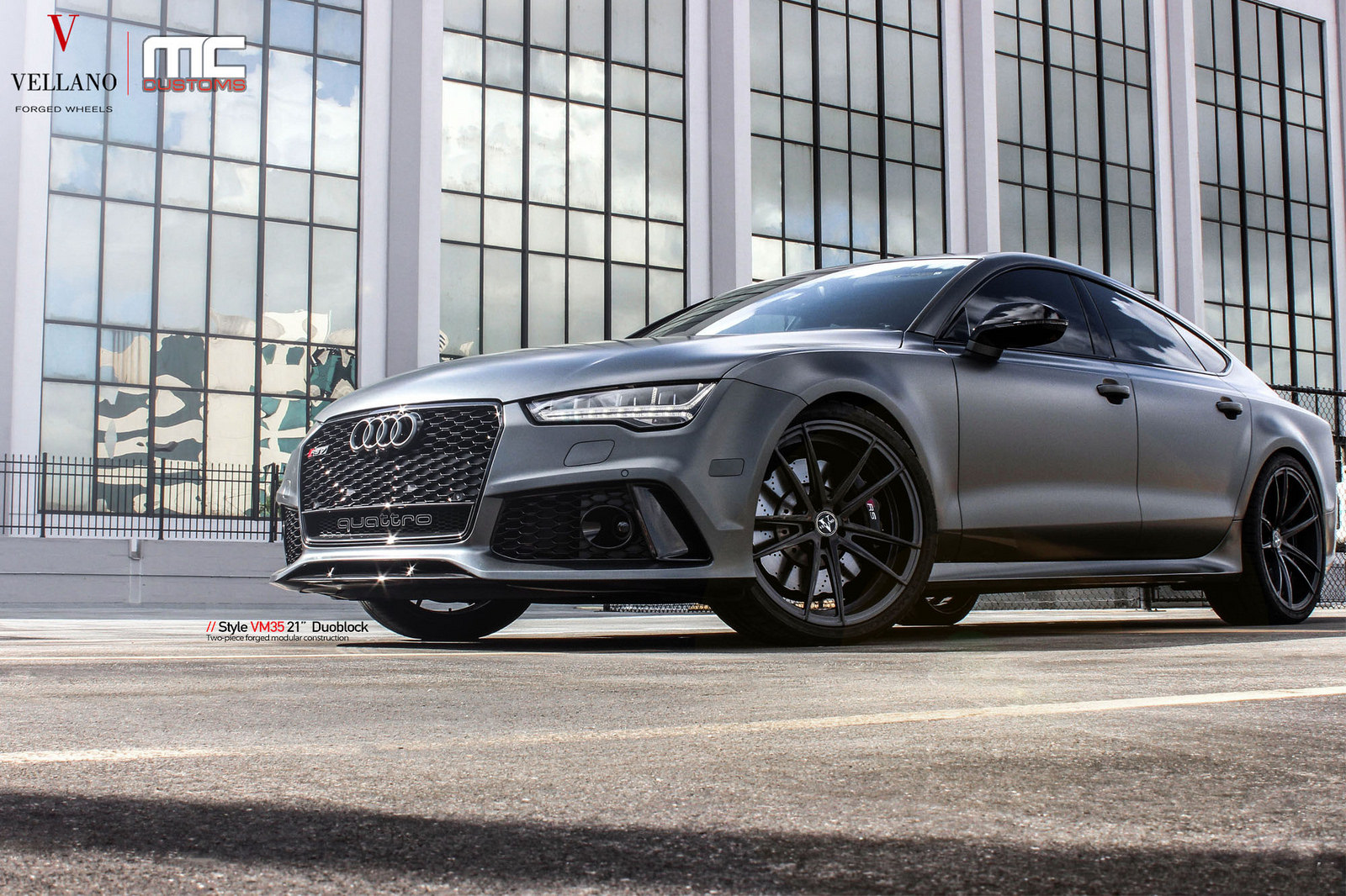 photo 11 Audi RS 7 custom wheels Vellano VM35 21x, ET , tire size X R21. x ET