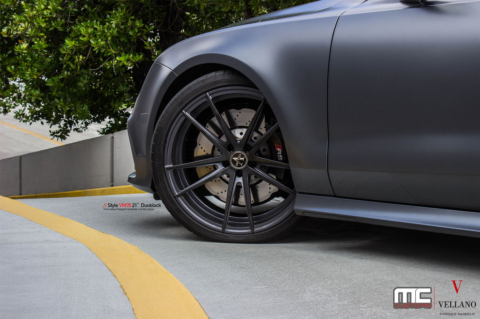 photo 8 Audi RS 7 custom wheels Vellano VM35 21x, ET , tire size X R21. x ET