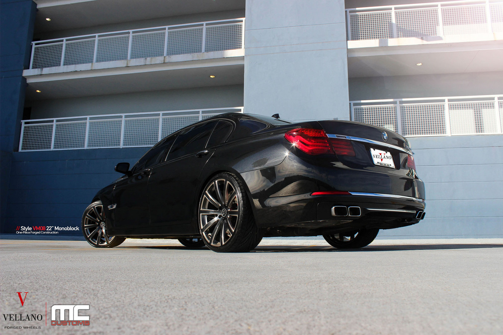 photo 3 BMW 760 custom wheels Vellano VM08 22x, ET , tire size X R22. x ET 