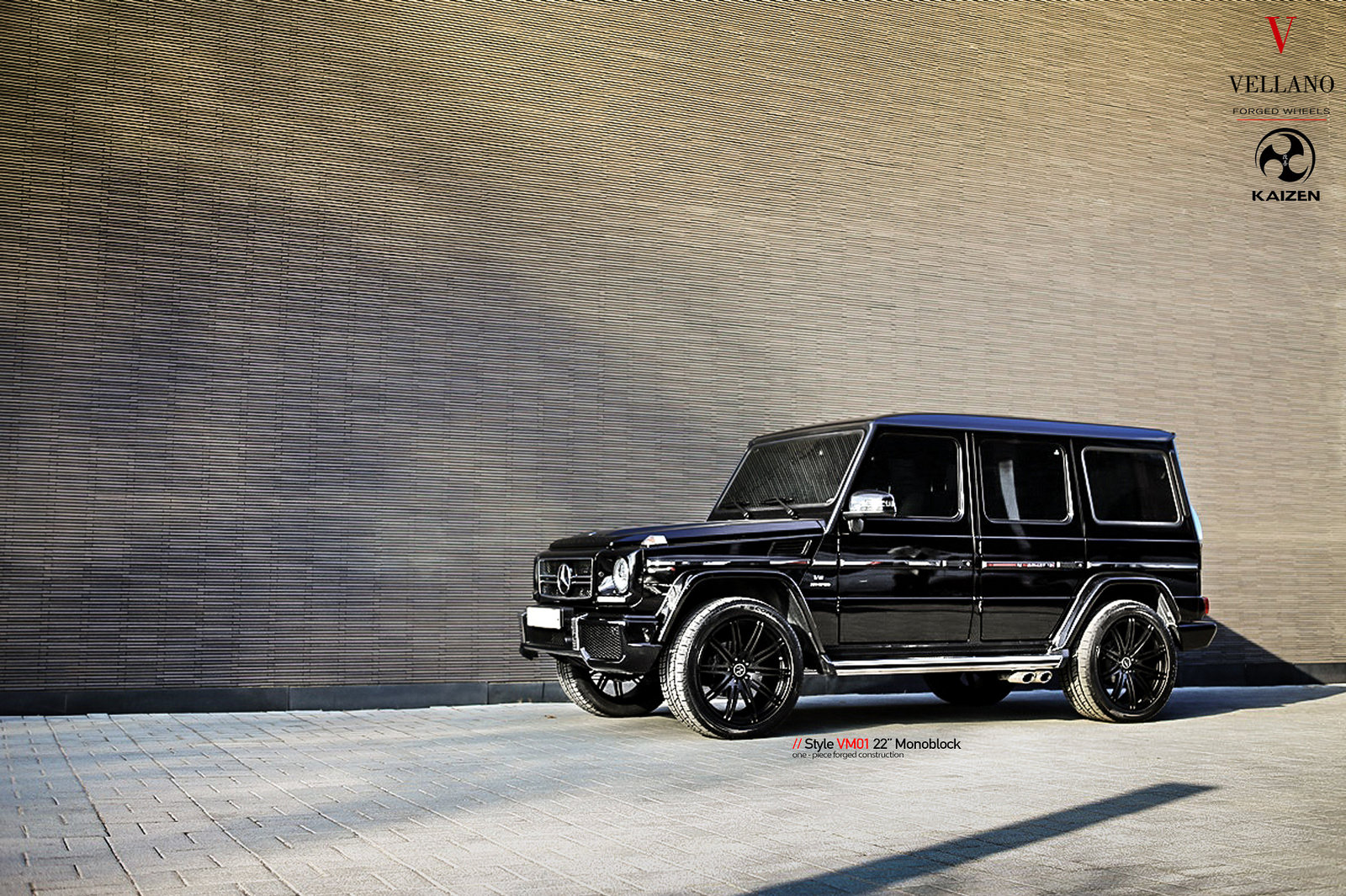 photo 5 Mercedes-Benz G-Class custom wheels Vellano VM01 22x, ET , tire size 305/20 R22. x ET