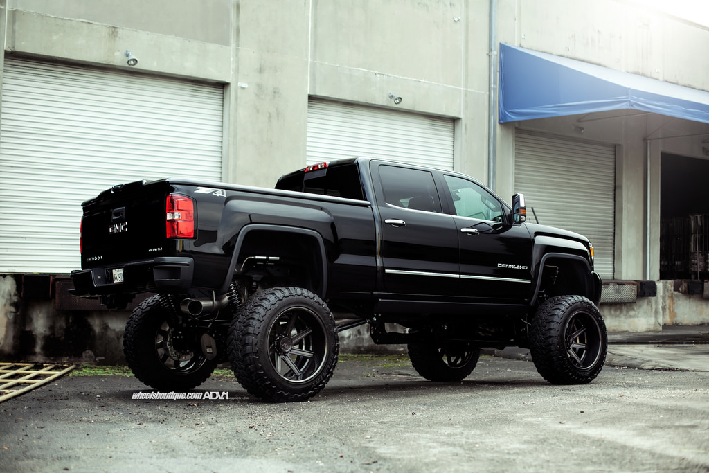 photo 6 GMC Sierra 2500HD custom wheels ADV 08R Truck Spec 24x15.0, ET , tire size 395/50 R24. x ET 