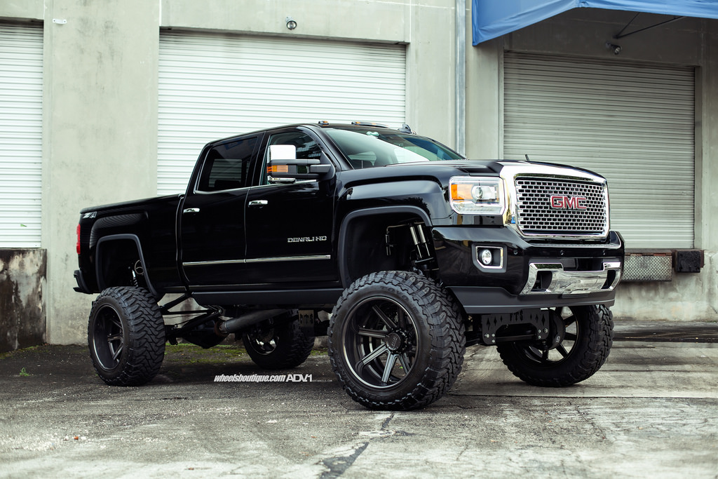 photo 8 GMC Sierra 2500HD custom wheels ADV 08R Truck Spec 24x15.0, ET , tire size 395/50 R24. x ET 