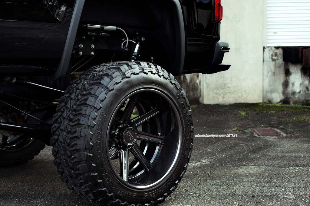 photo 10 GMC Sierra 2500HD custom wheels ADV 08R Truck Spec 24x15.0, ET , tire size 395/50 R24. x ET 