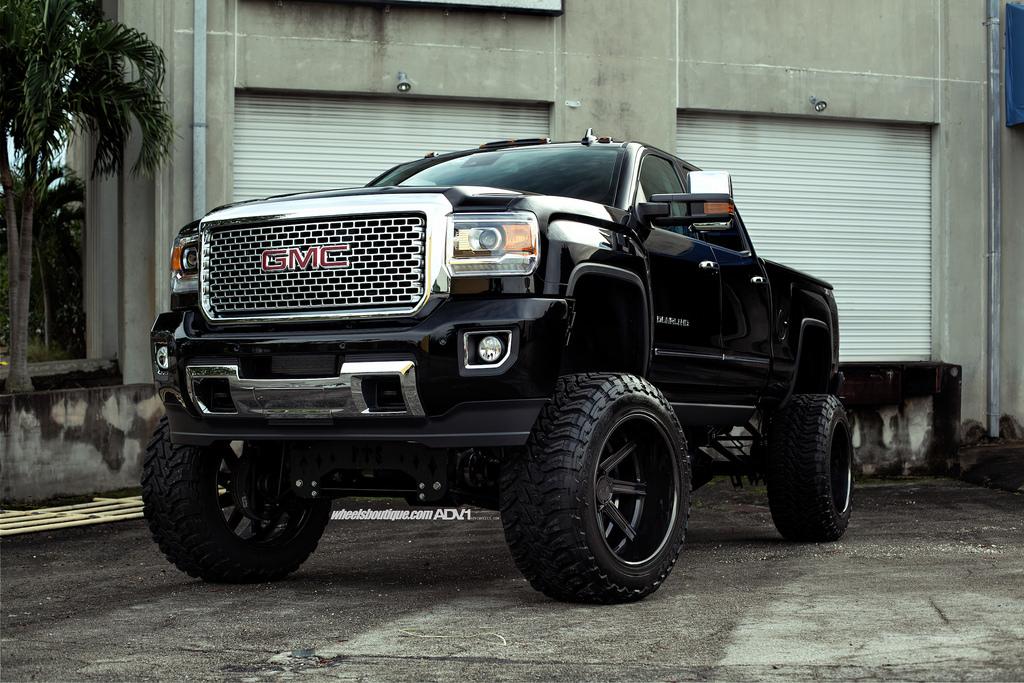photo 11 GMC Sierra 2500HD custom wheels ADV 08R Truck Spec 24x15.0, ET , tire size 395/50 R24. x ET 