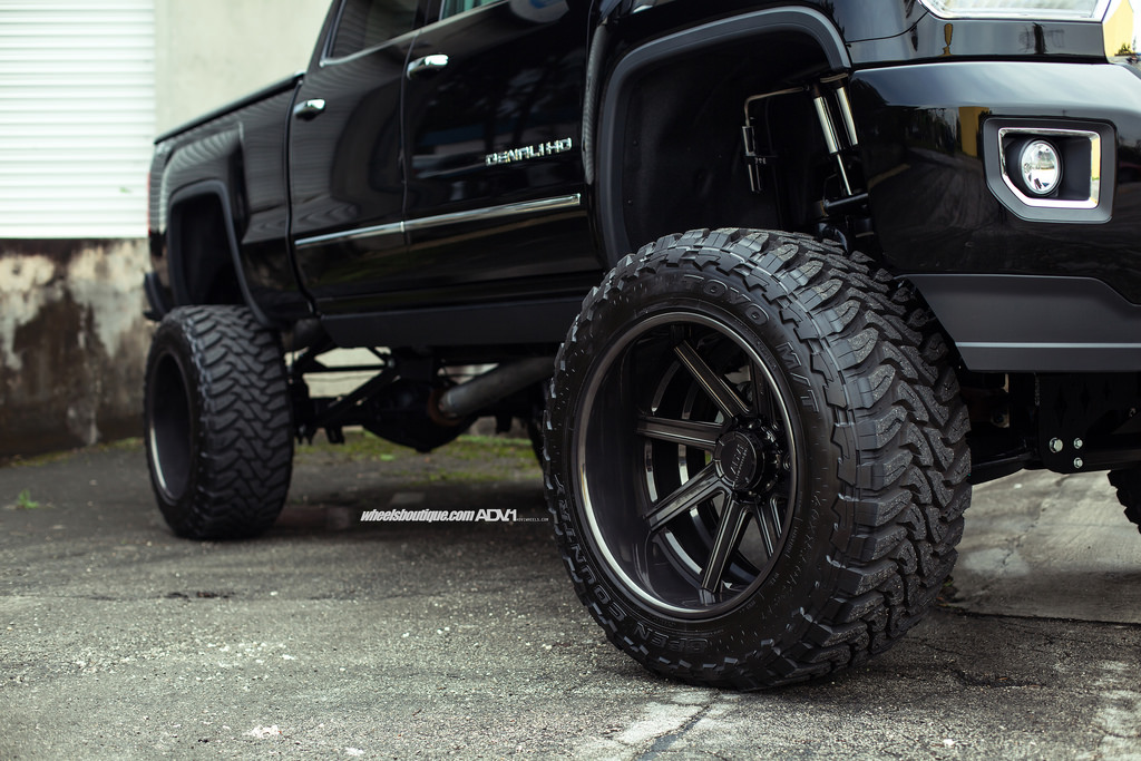 photo 13 GMC Sierra 2500HD custom wheels ADV 08R Truck Spec 24x15.0, ET , tire size 395/50 R24. x ET 